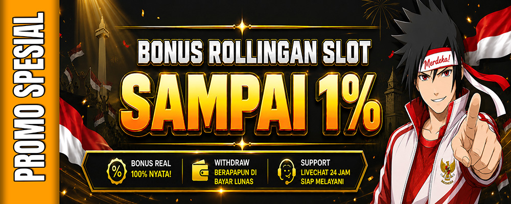 BONUS ROLLINGAN SLOT 1%